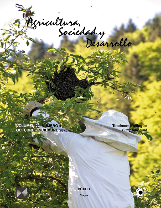 					View Vol. 22 No. 4 (2025): Agricultura, Sociedad y Desarrollo
				