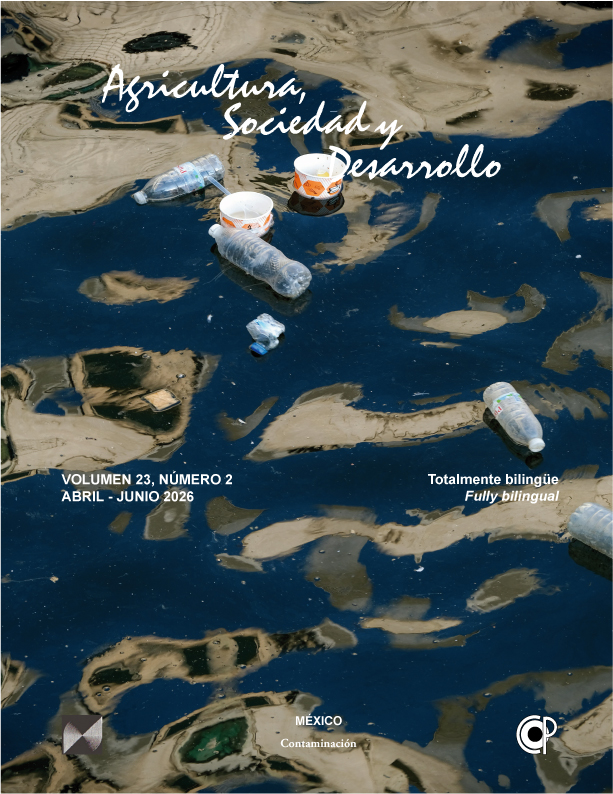 					View Vol. 23 No. 2 (2026): Agricultura, Sociedad y Desarrollo
				